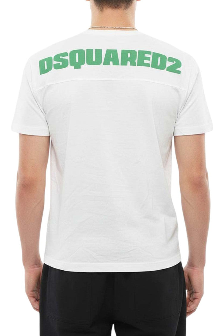 White Crew Neck T-Shirt 2