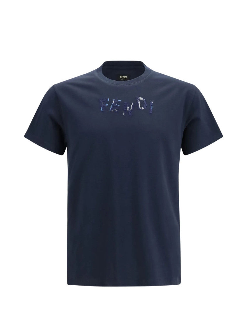 Navy Blue Logo T-Shirt 1