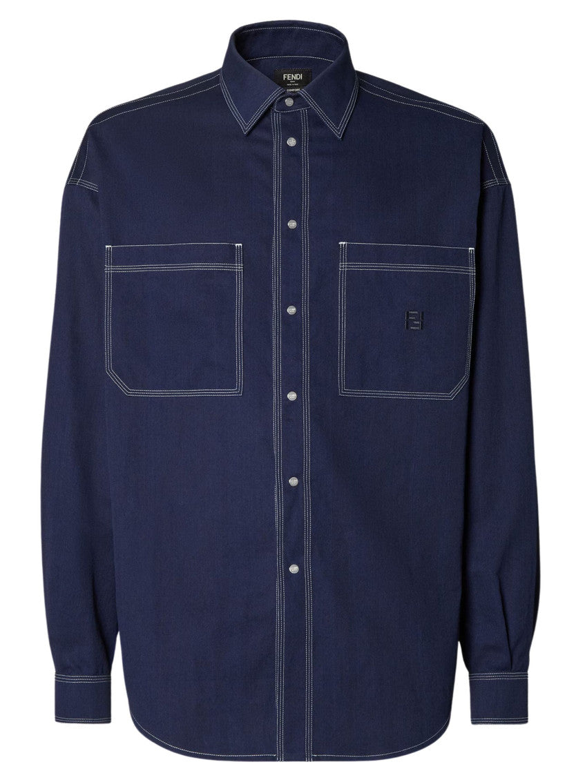 Navy Blue Logo Shirt 1