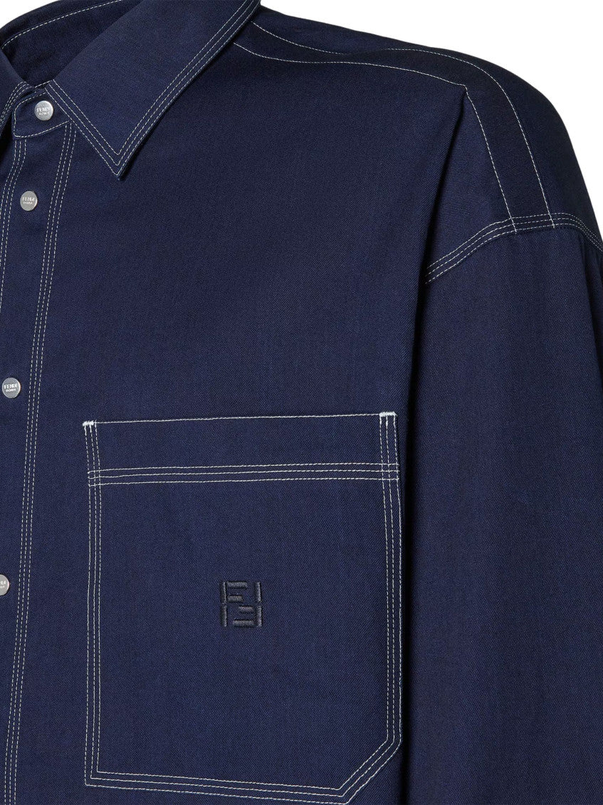 Navy Blue Logo Shirt 3
