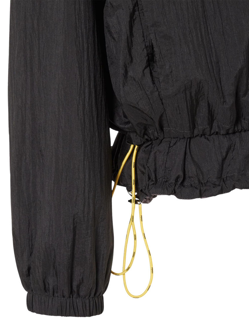 Black Solid Reversible Jacket 4