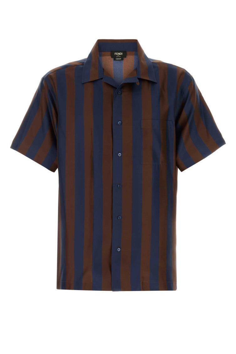 Multicolor Regular Stripes Shirt 1