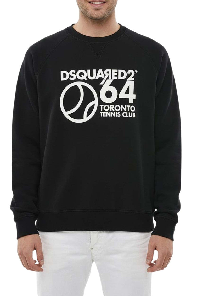 Black Crew Neck Sweatshirt 1