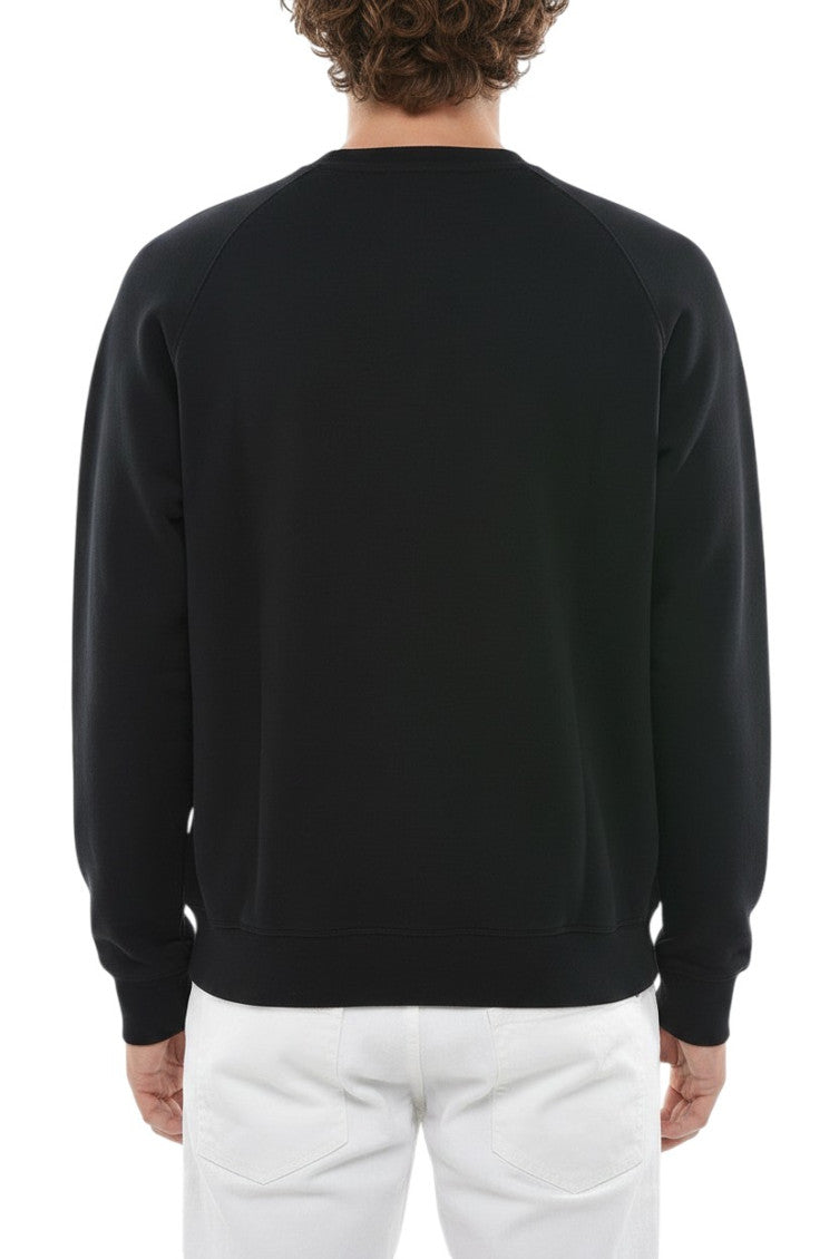 Black Crew Neck Sweatshirt 2