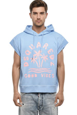 Light Blue Graphic Hoodie 1