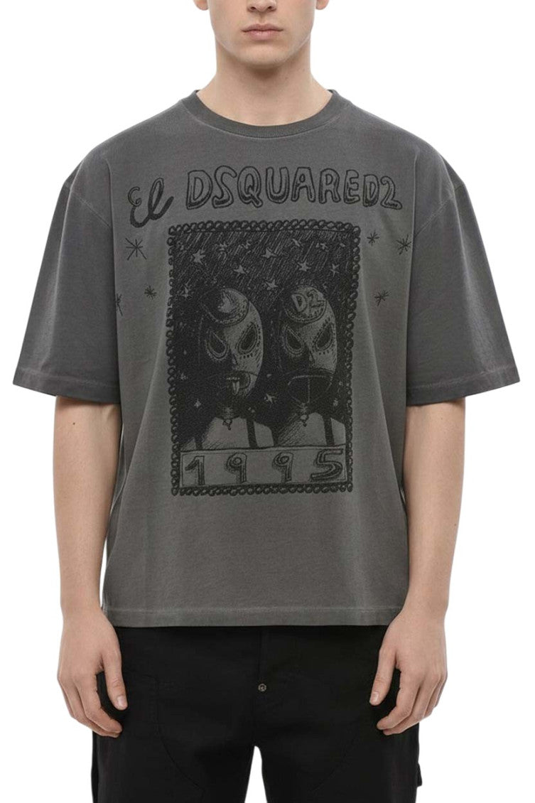 Grey Crew Neck T-Shirt 1