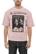 Pink Crew Neck T-Shirt 1