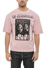 Pink Crew Neck T-Shirt 1