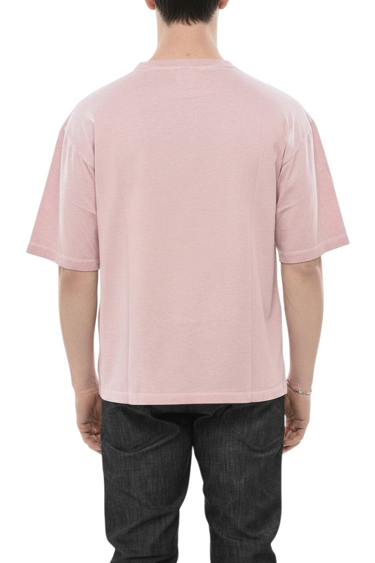 Pink Crew Neck T-Shirt 2