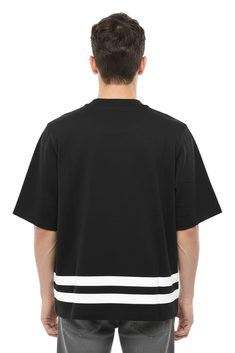 Black Crew Neck T-Shirt 2