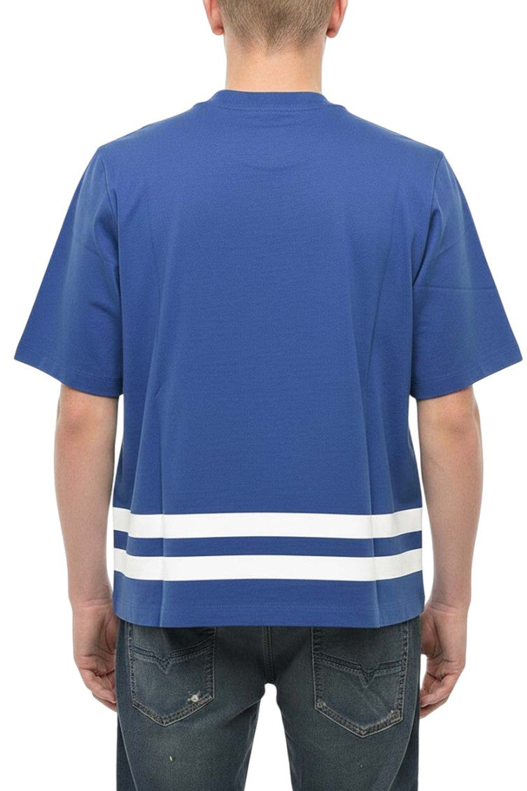 Blue Crew Neck T-Shirt 2
