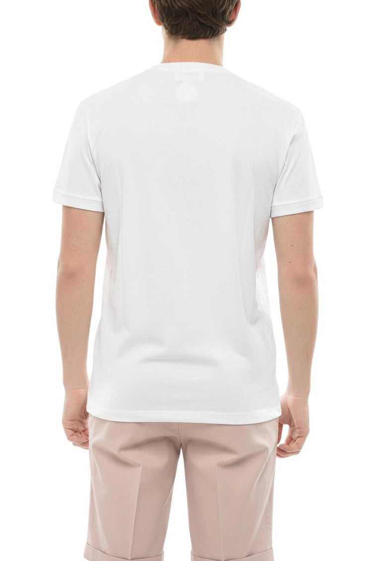 White Crew Neck T-Shirt 2