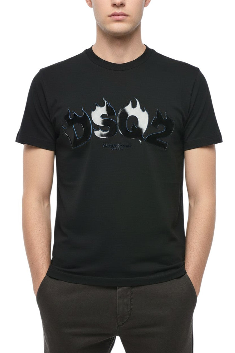 Black Regular Logo T-Shirt 1