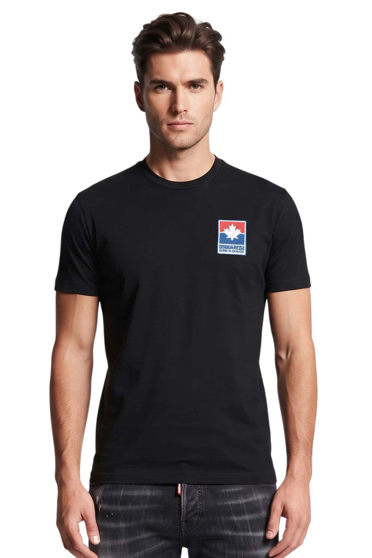 Black Crew Neck T-Shirt 1