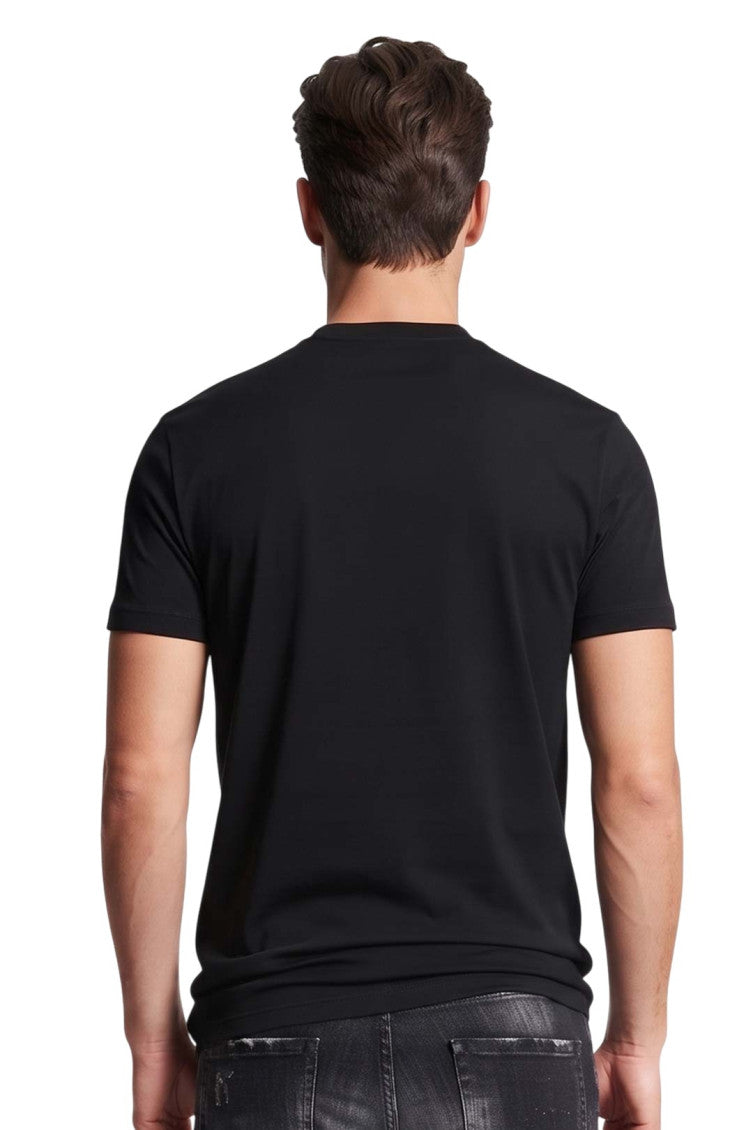Black Crew Neck T-Shirt 2