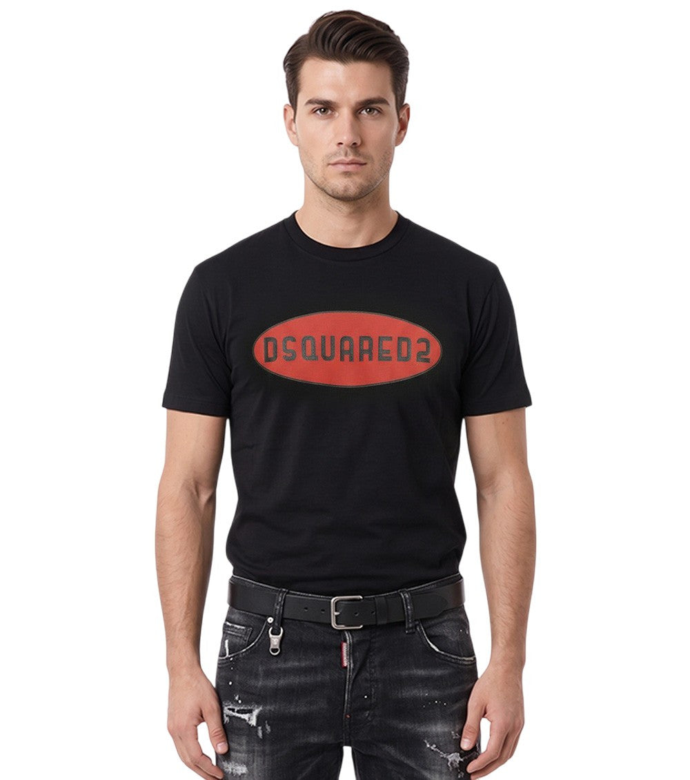 Black Crew Neck T-Shirt 1
