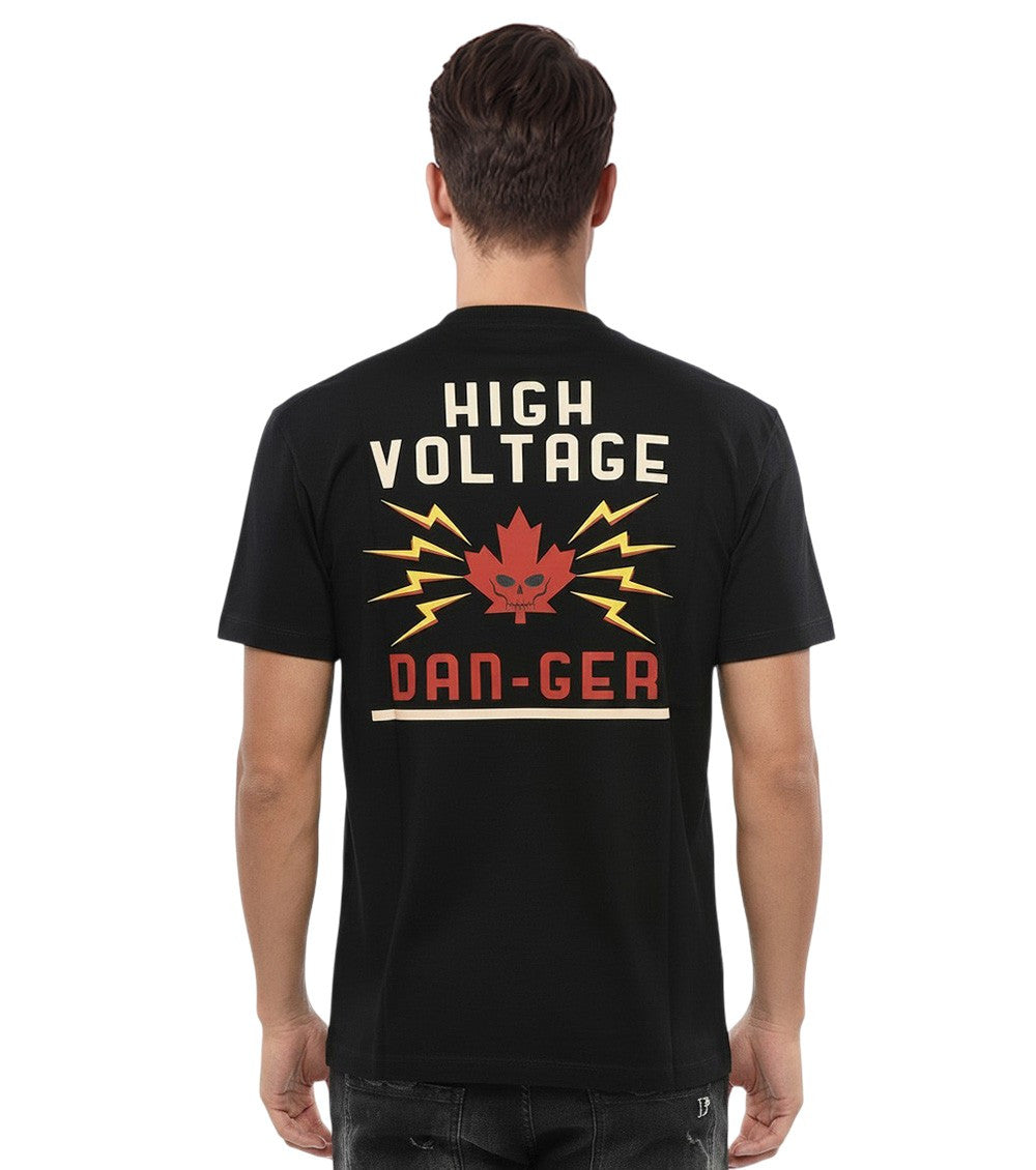 Black Crew Neck T-Shirt 2