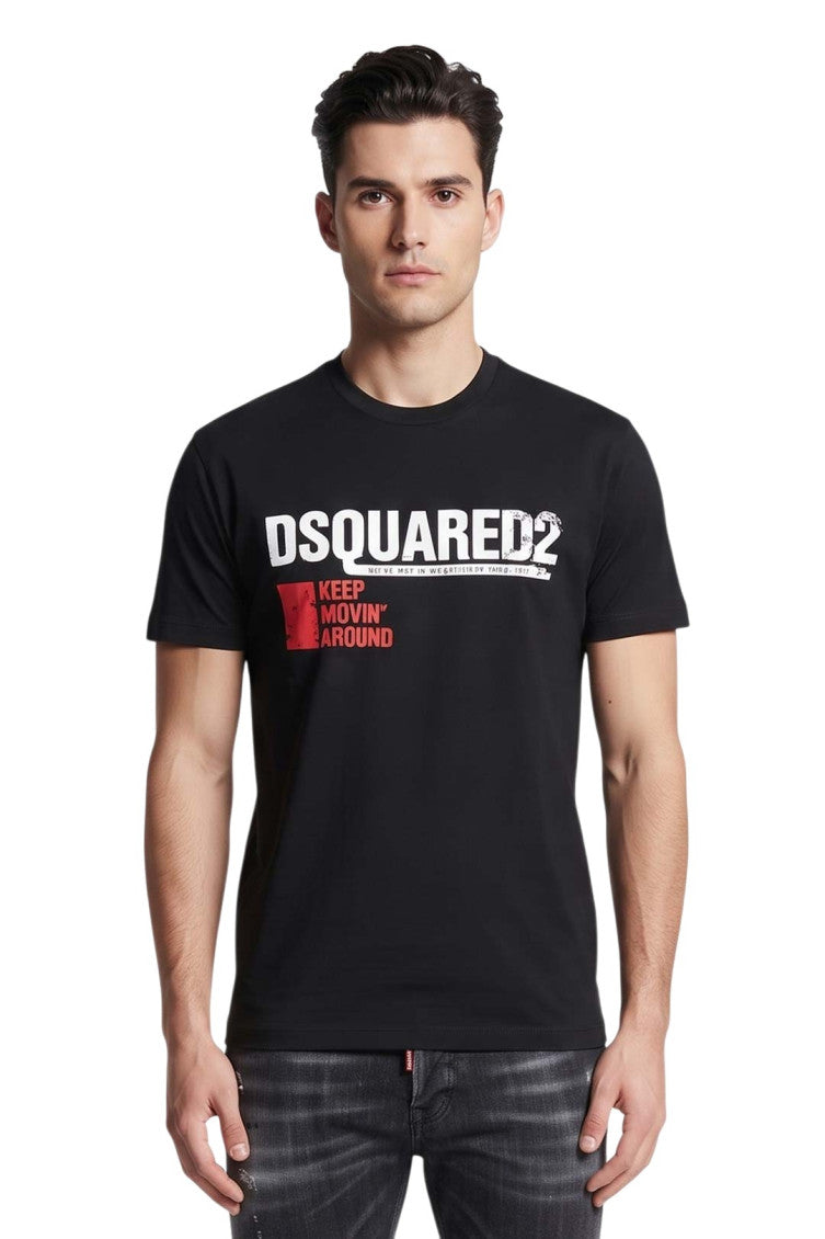 Black Regular Logo T-Shirt 1