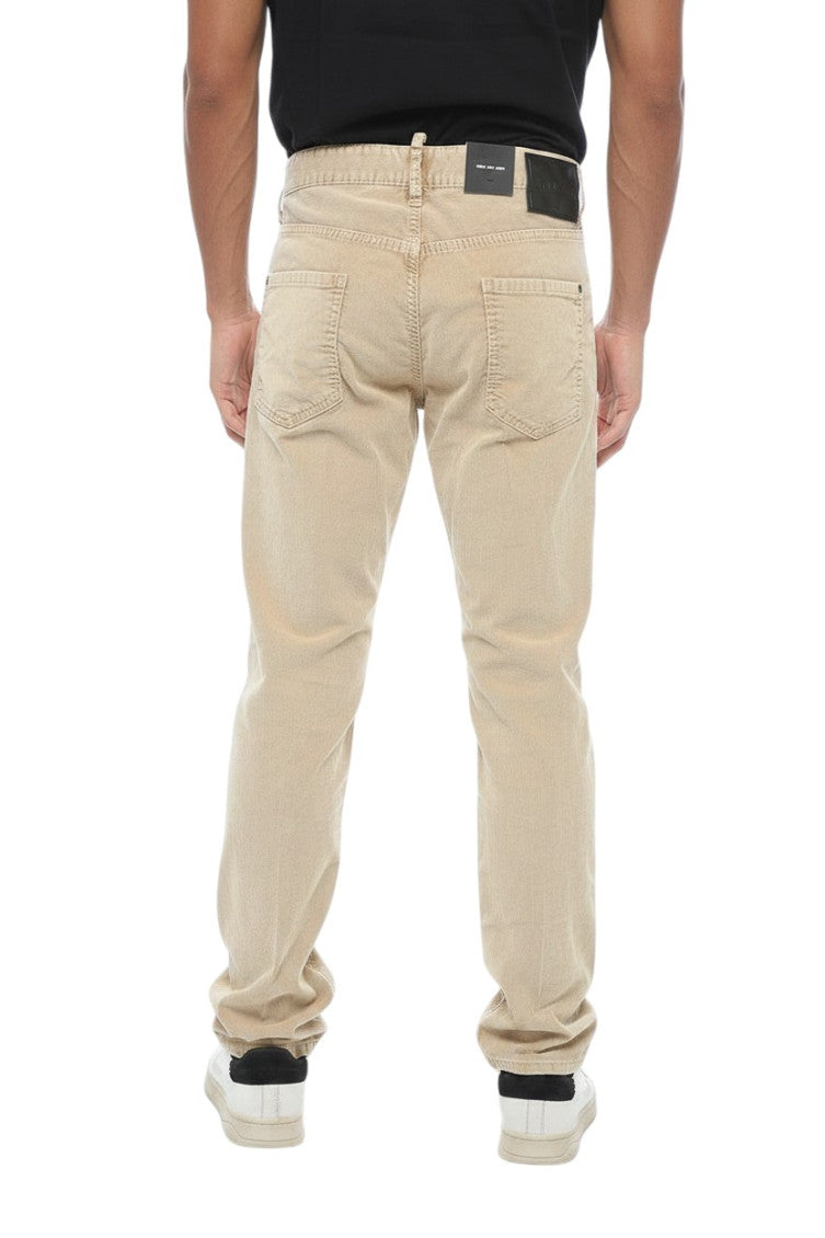 Beige Mid Rise Jeans 2