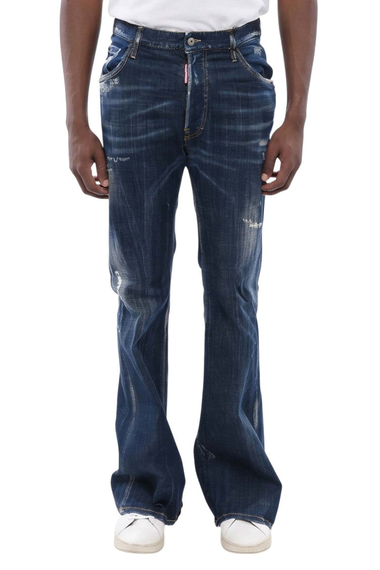 Blue Mid Rise Jeans 1