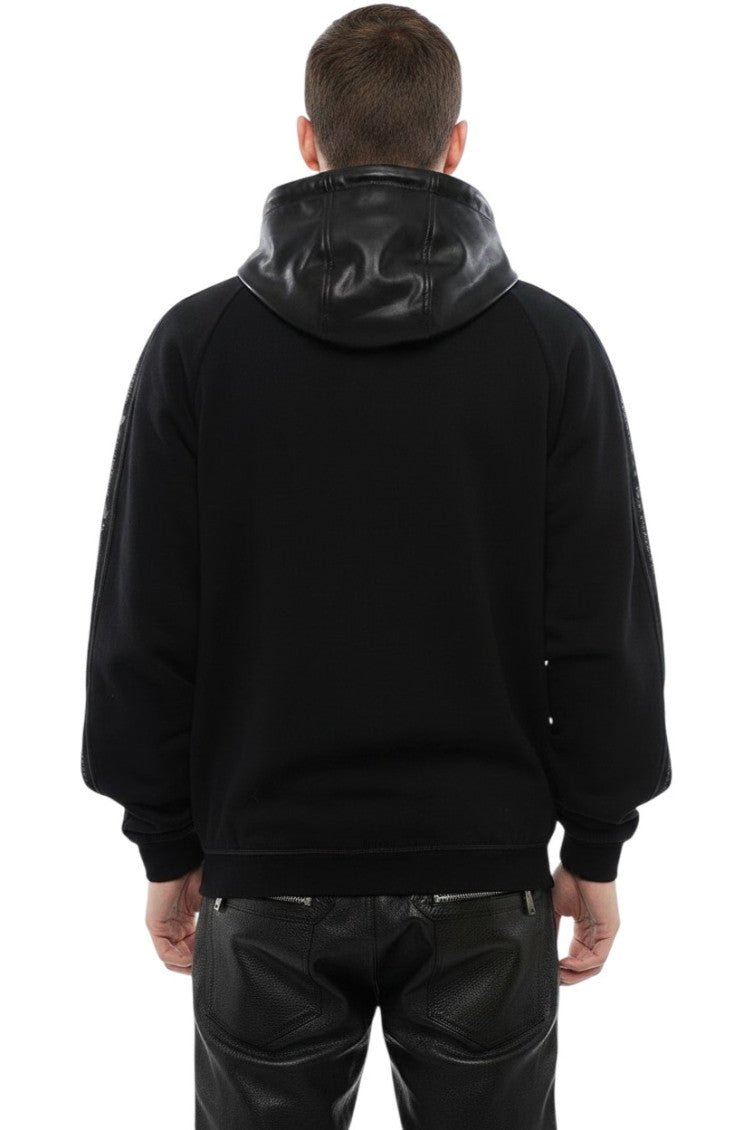 Black Hood Track Jacket 2