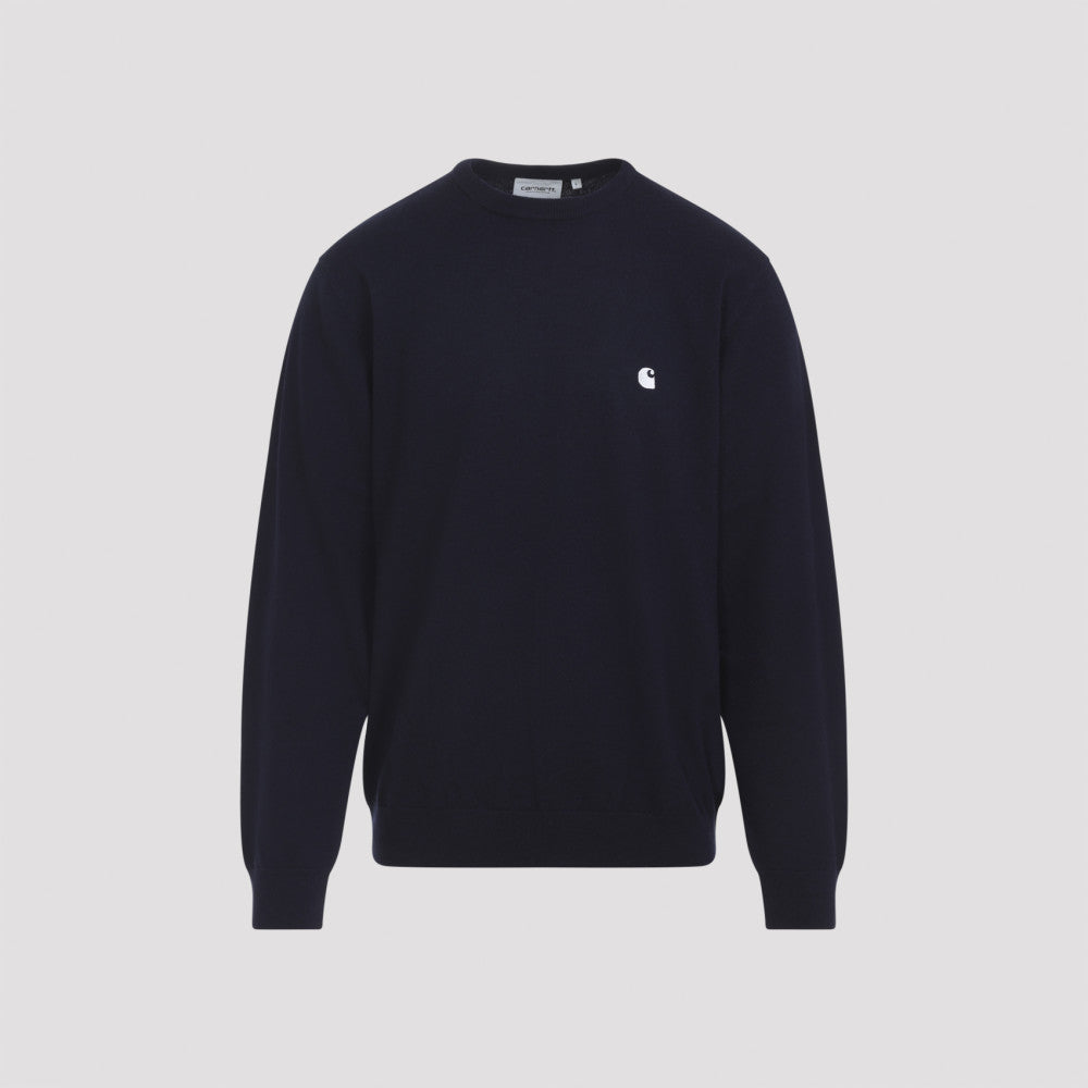Navy Blue Crewneck Sweater 2