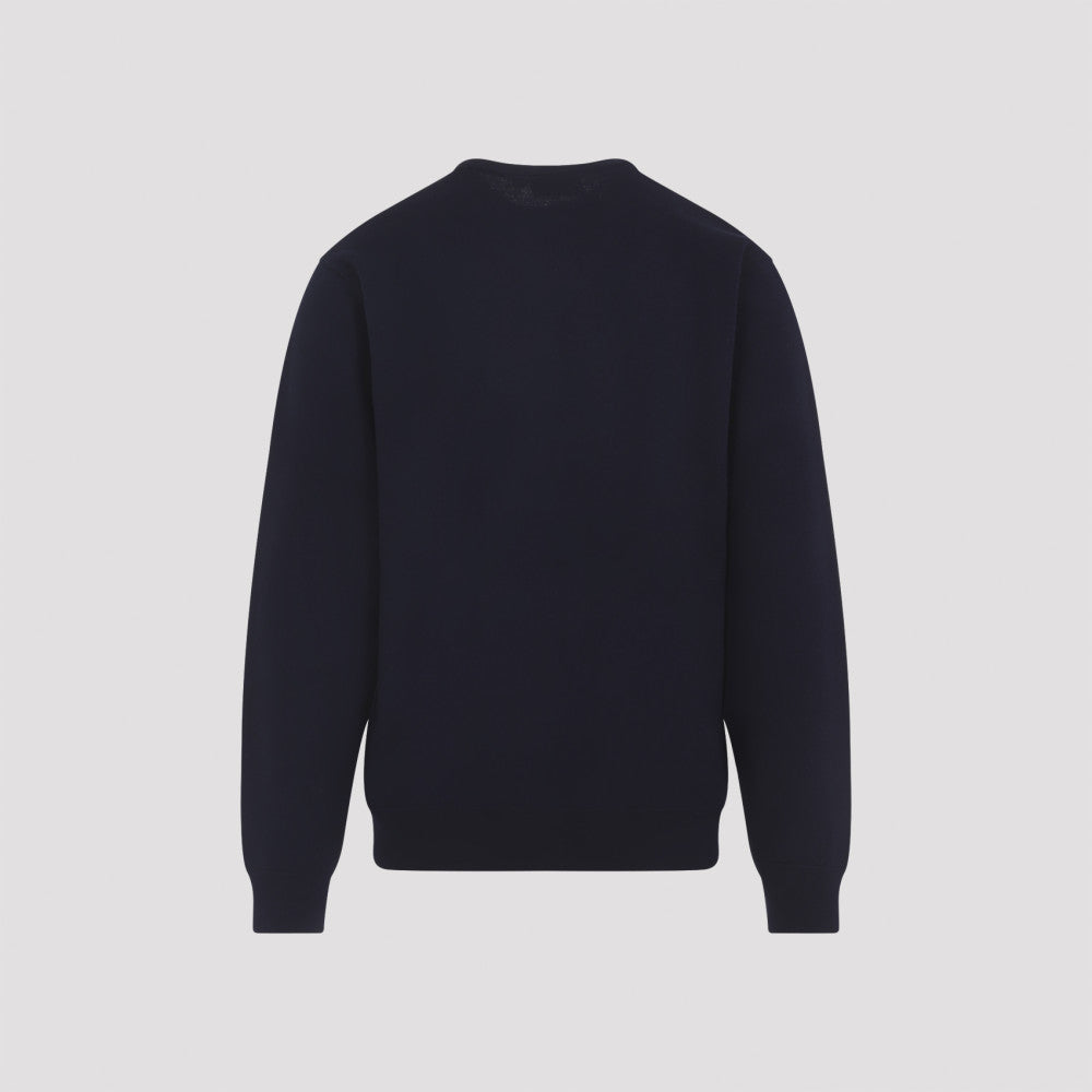 Navy Blue Crewneck Sweater 4