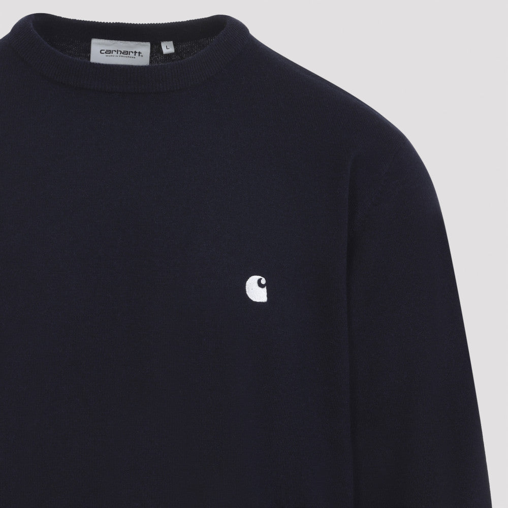 Navy Blue Crewneck Sweater 5