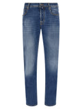 Blue Regular Mid Rise Jeans 1