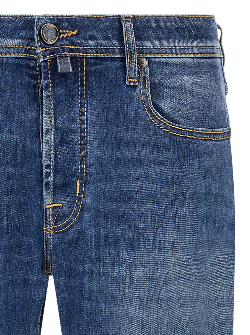 Blue Regular Mid Rise Jeans 3