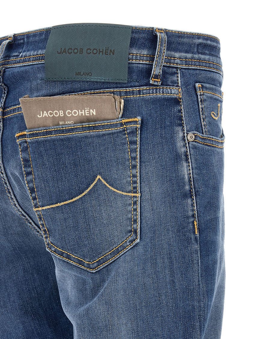 Blue Regular Mid Rise Jeans 4