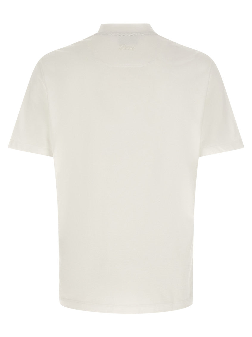 White Crew Neck T-Shirt 2