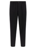 Black Relaxed Tapered Pants 1