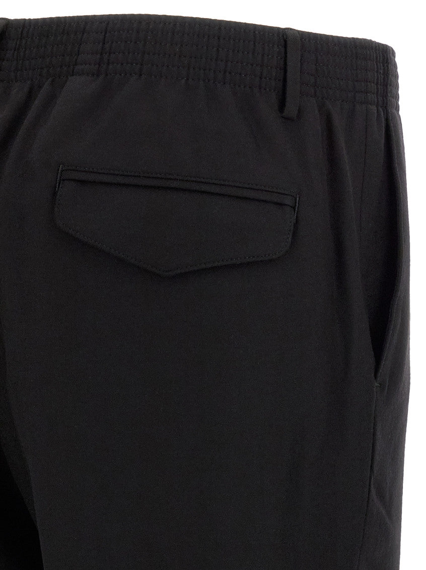 Black Relaxed Tapered Pants 4
