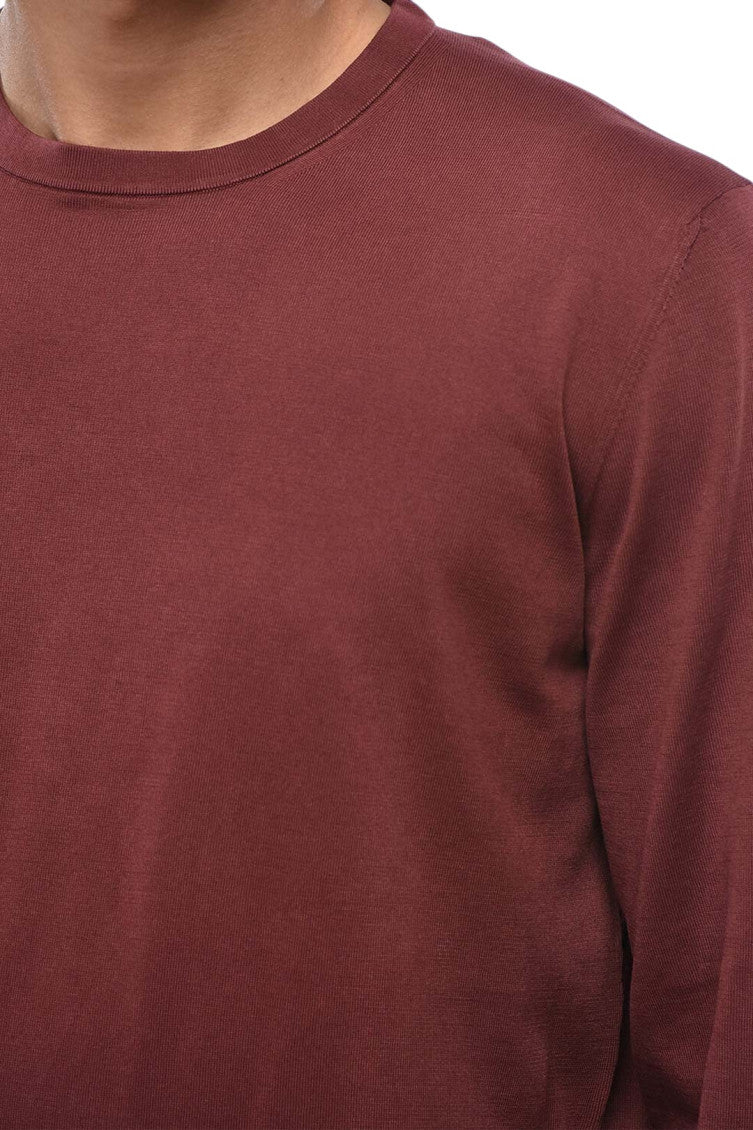Maroon Crew Neck Sweater 4