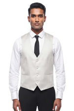 Grey Textured Waistcoat 1