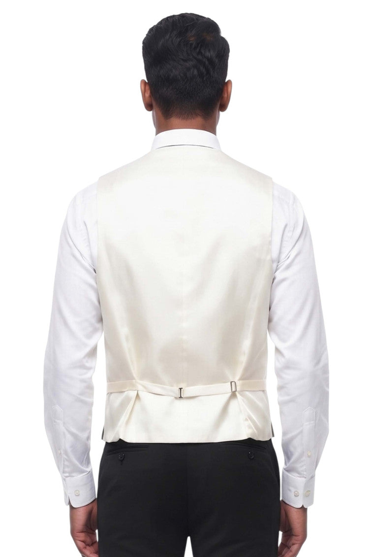Grey Textured Waistcoat 2