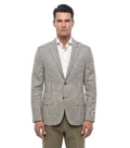 Green Notched Lapel Blazer 1