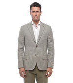 Green Notched Lapel Blazer 1