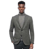 Grey Notched Lapel Blazer 1
