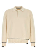 Off White Shirt Collar Sweater 1