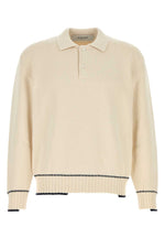 Off White Shirt Collar Sweater 1