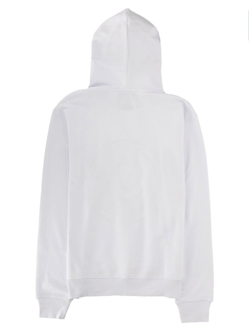 White Regular Logo Hoodie 2