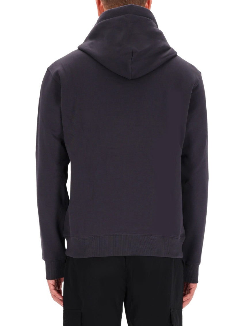 Grey Regular Logo Hoodie 3