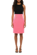 Pink Knee Length Skirt 1