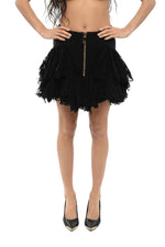 Black Lace Mini Skirt 1