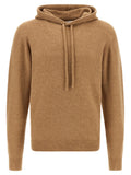 Beige Wool Blend Hoodie 1