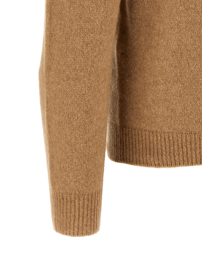 Beige Wool Blend Hoodie 4