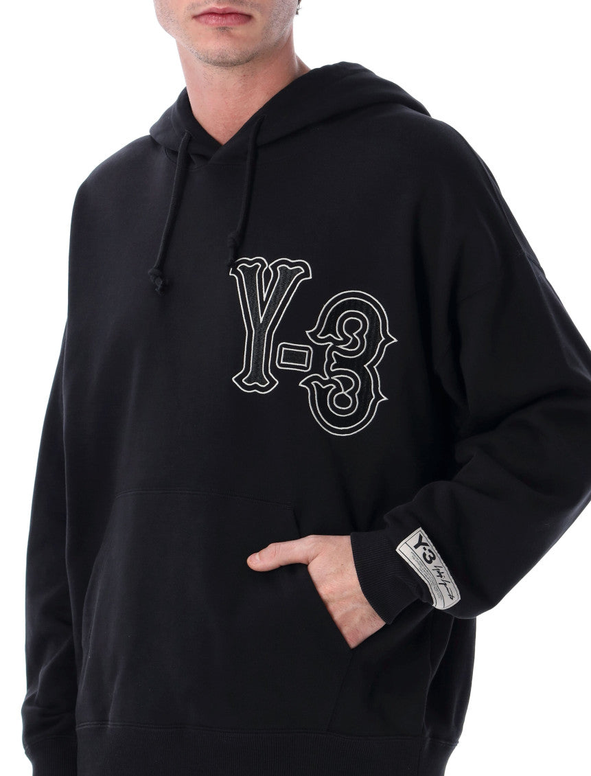 Black Oversized Logo Hoodie 3