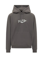 Grey Relaxed Logo Hoodie 1